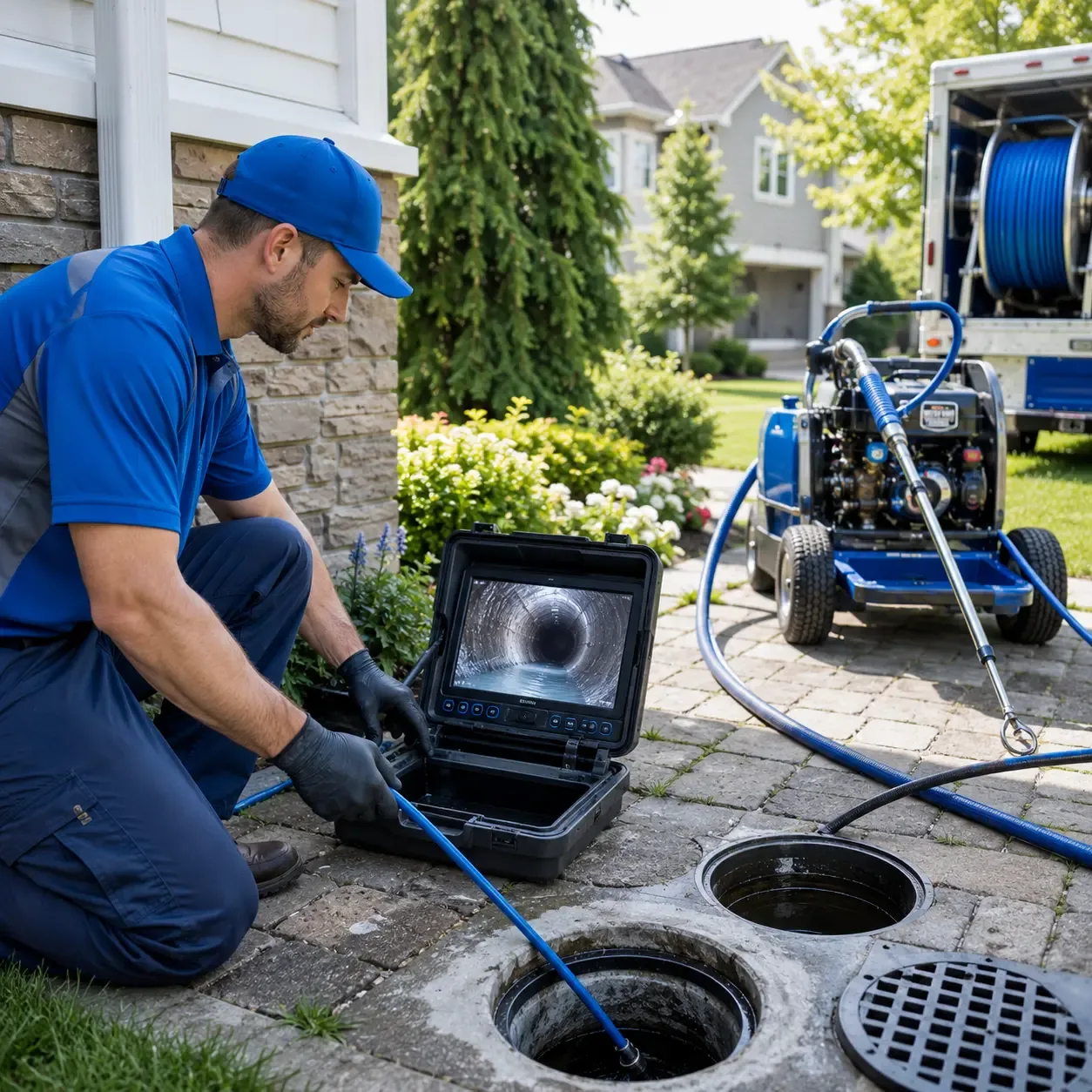 Outdoor drain cleaning professionals serving Newtonsville, OH