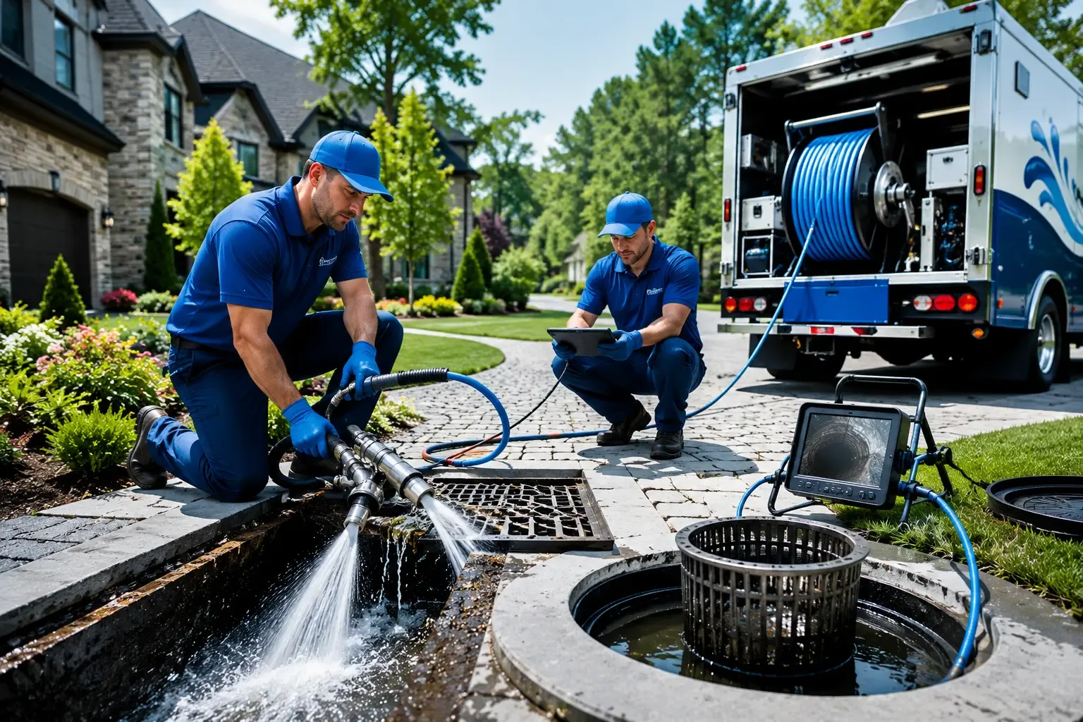 Local outdoor drain cleaning professionals in Newtonsville, OH